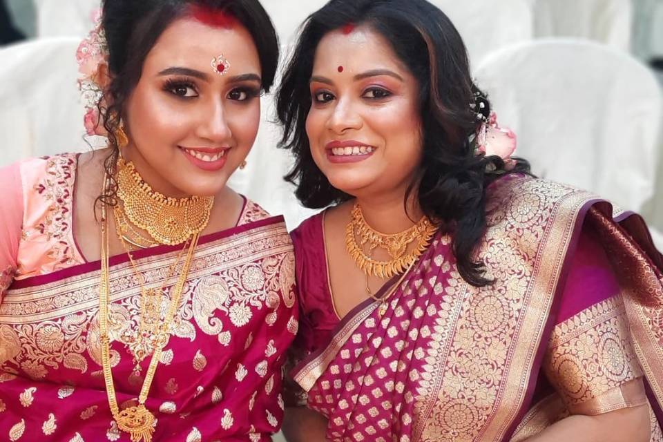Real Bride with sister in law