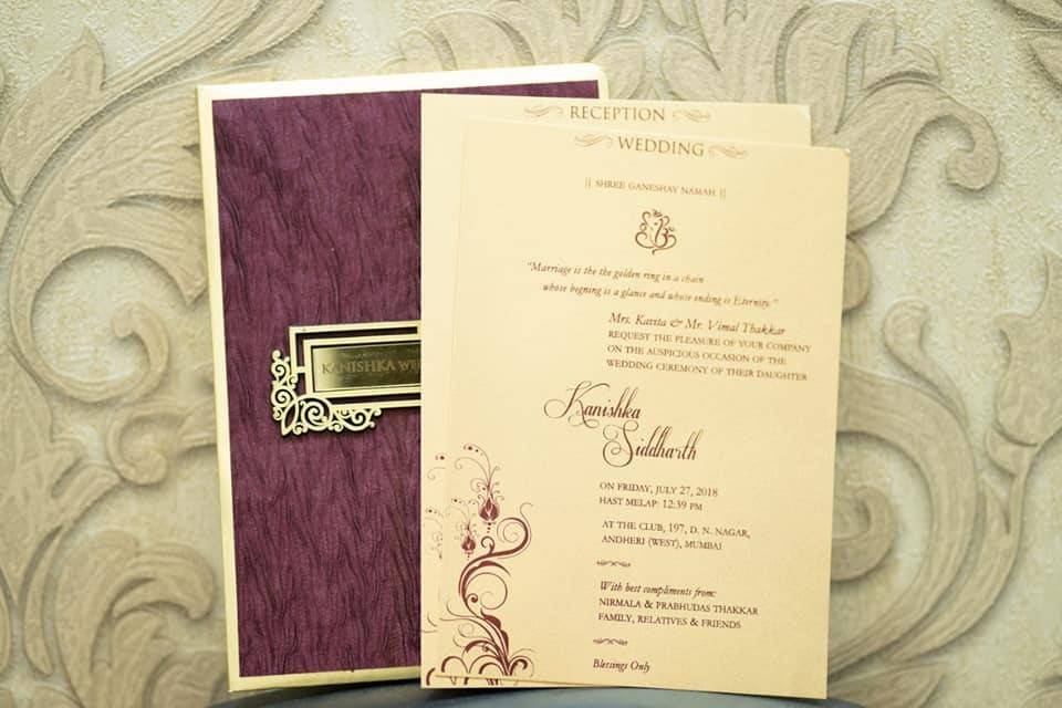 Invitation card designs