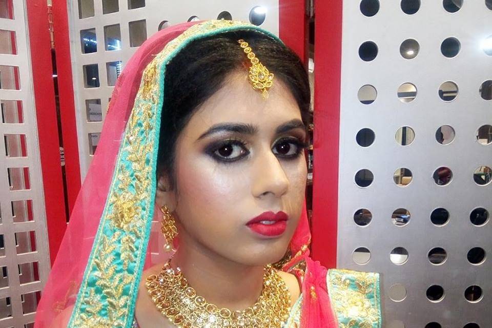 Bridal makeup