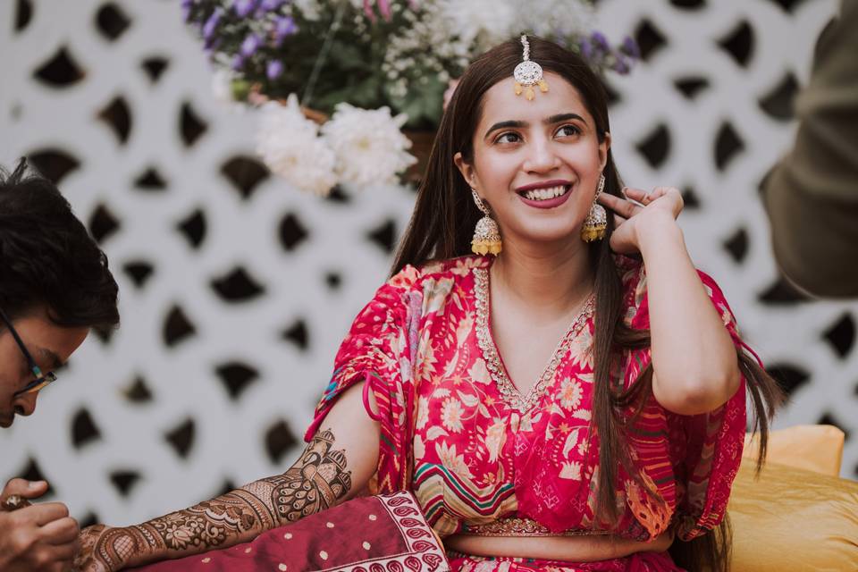 Mehendi Look