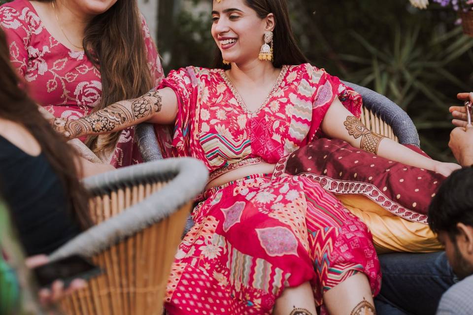 Mehendi with family