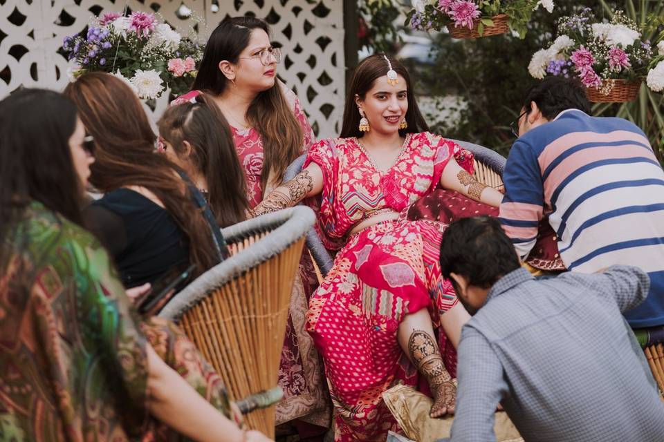 Mehendi with family