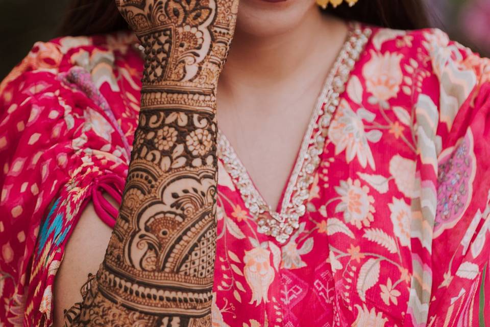 Mehendi closeup
