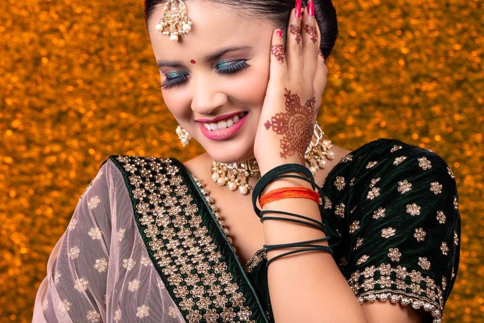 Amisha Engagement Look