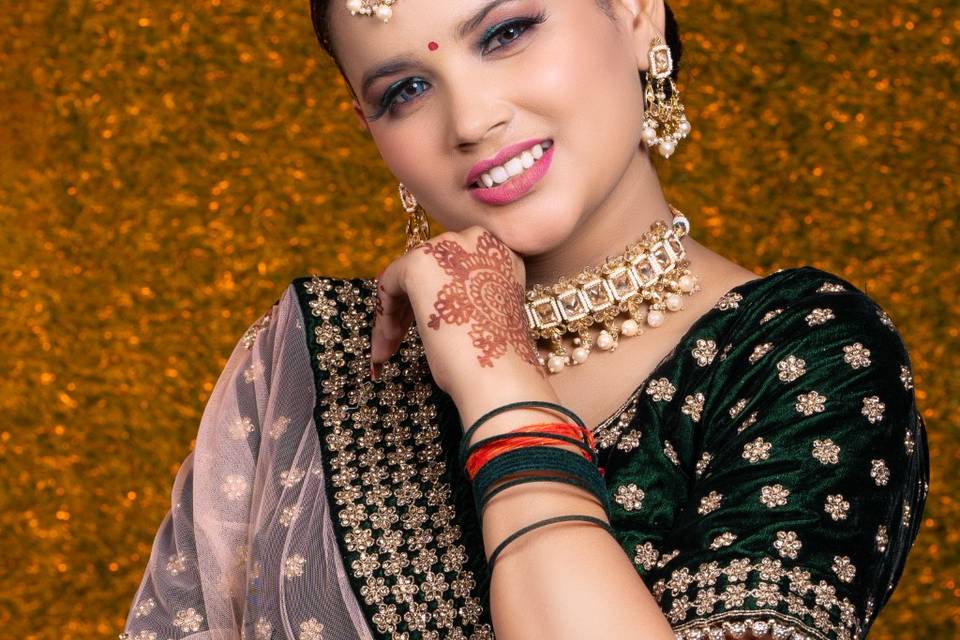 Amisha Engagement Look