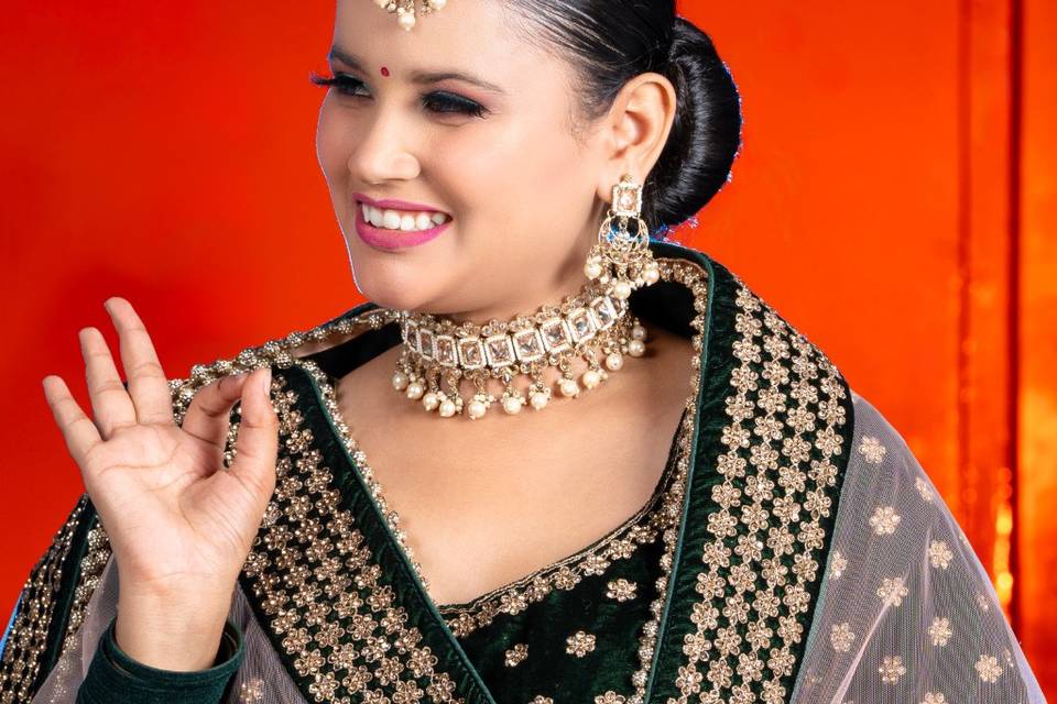 Amisha Engagement Look