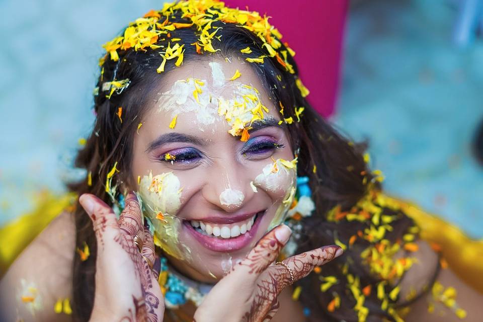 Bride Haldi