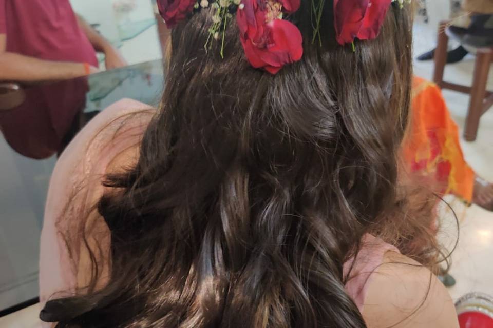 Floral curls