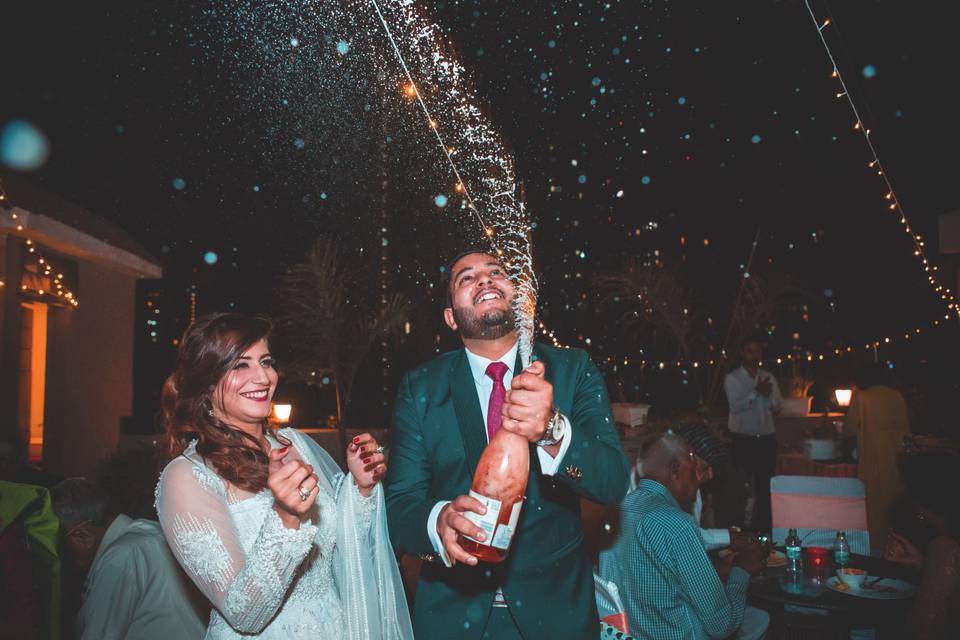 Couple Shot Roka Ceremony