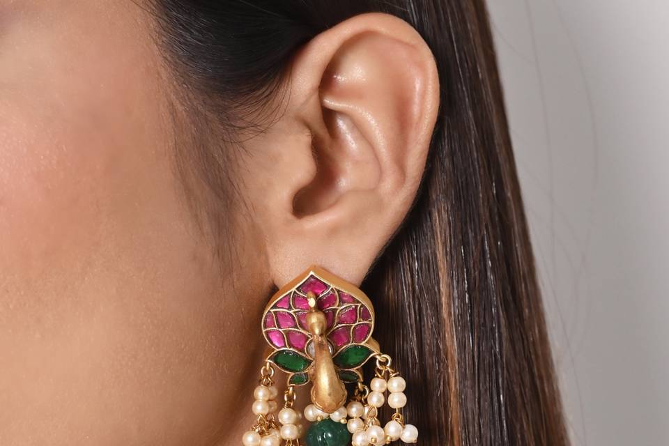 Temple Earrings Jewellery