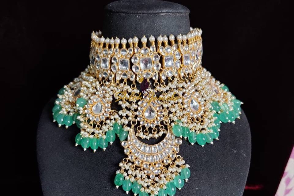 Bridal Necklace Earring Set
