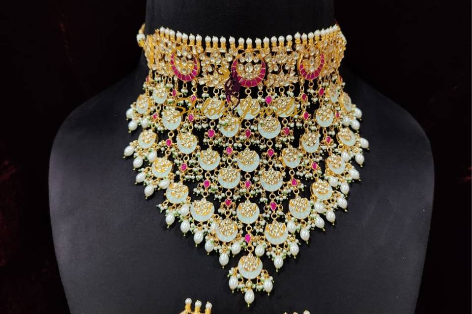 Bridal Necklace Earring Set