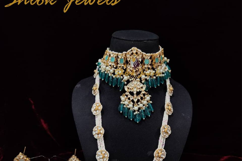 Bridal Necklace with Earrings