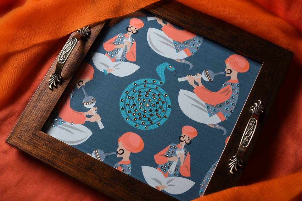 Snake Charmer Tray