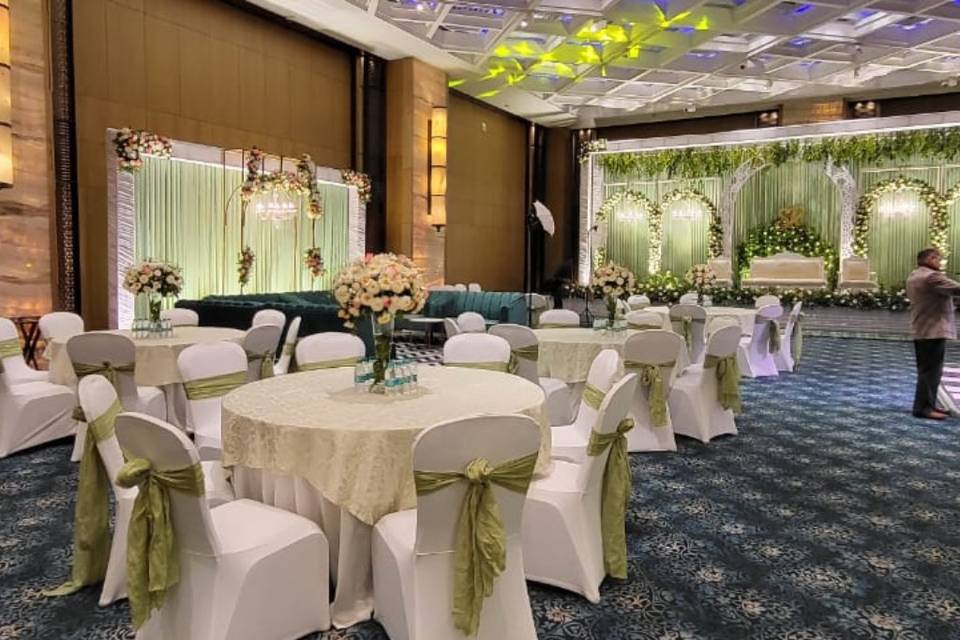 Pastel pista green decor