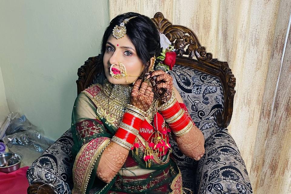 Bride makeup