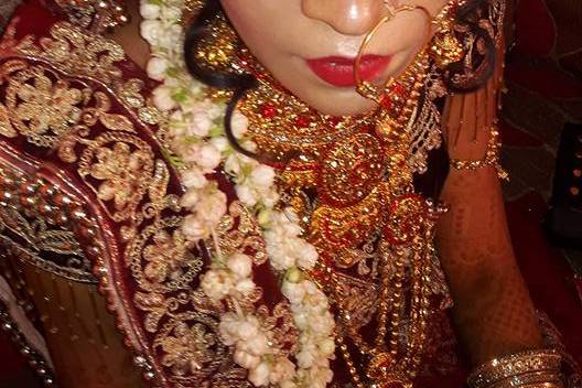 Bridal makeup