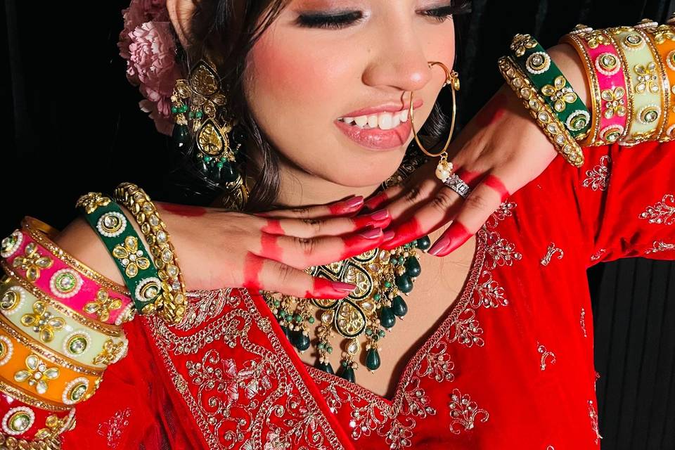 Bridal makeup