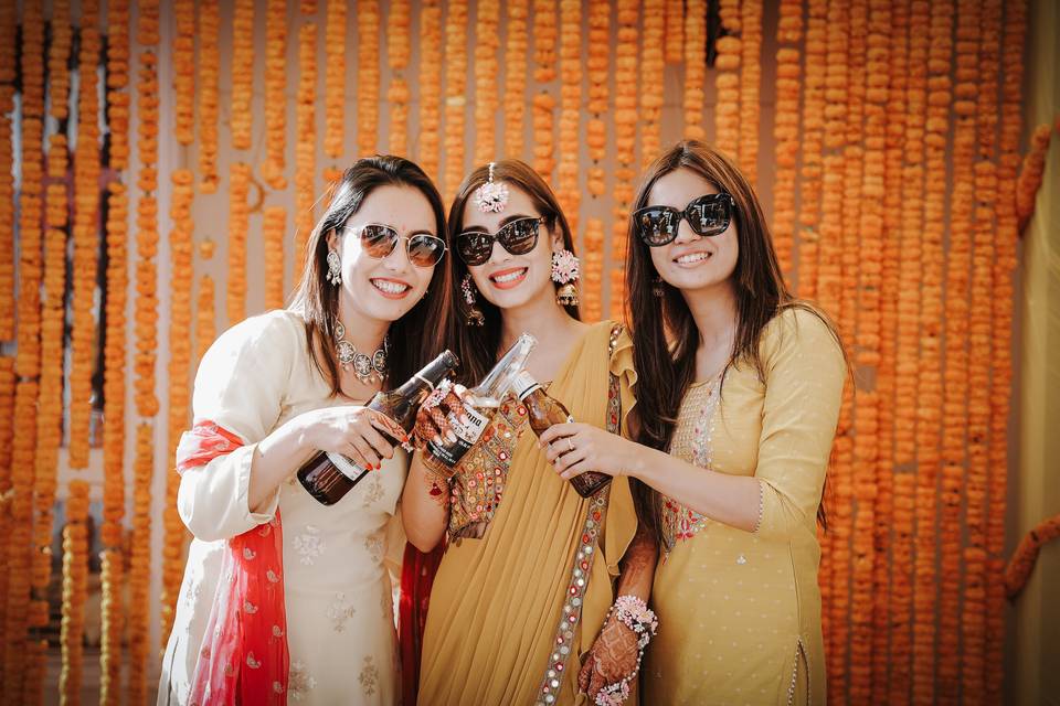 Bridesmaids - Haldi