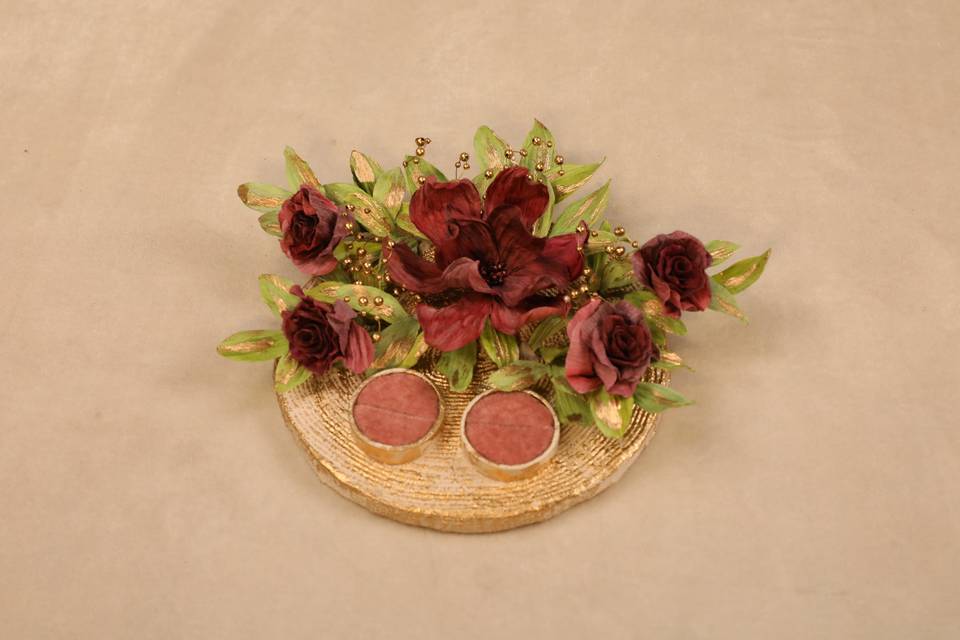 Floral Ring Platter