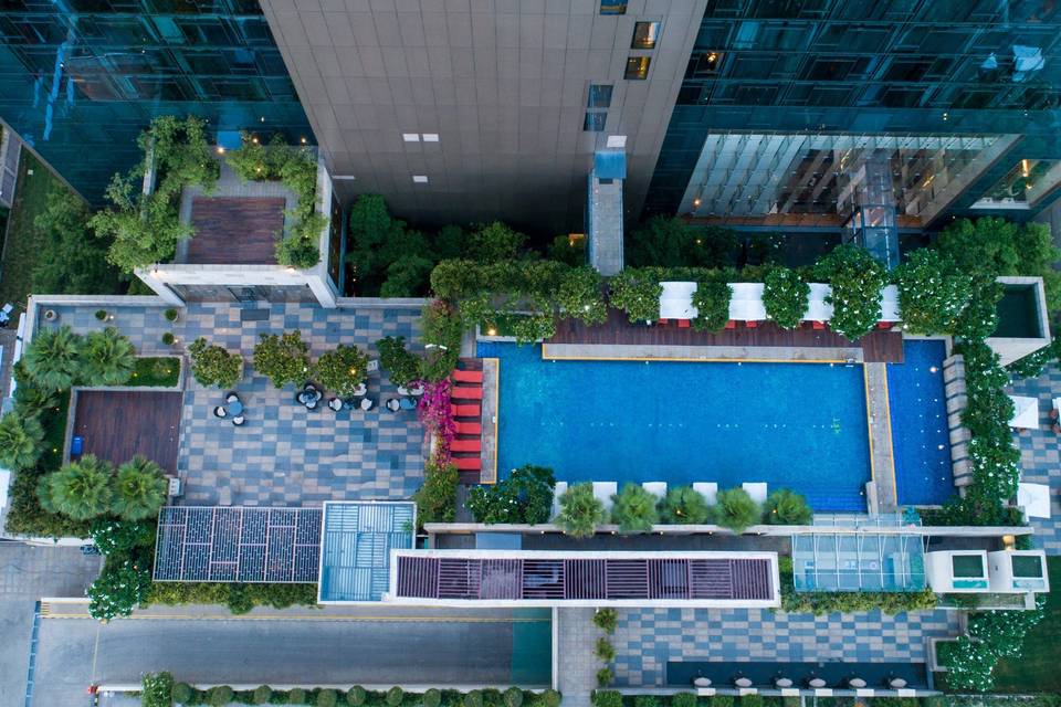 Swimming Pool - Aerial View