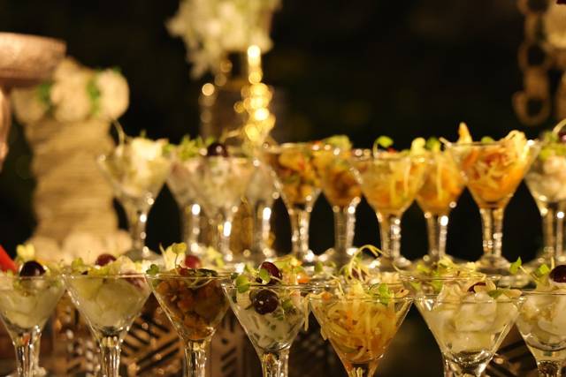 Luxury catering setup with ele