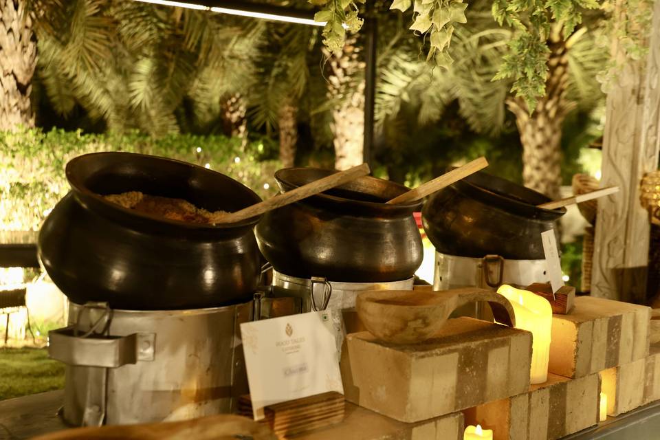 Rajasthani live food counter f