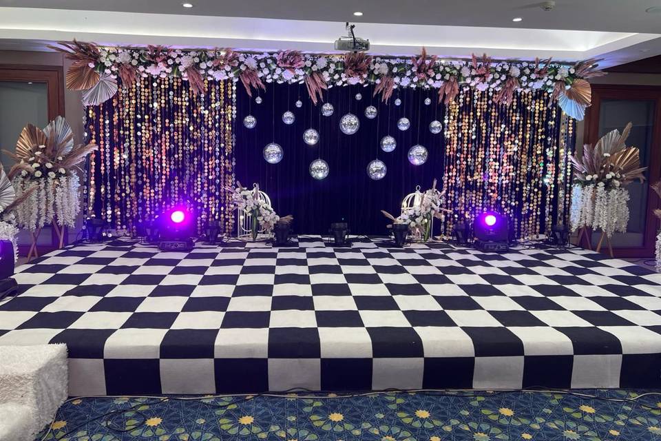 Banquet hall birthday party