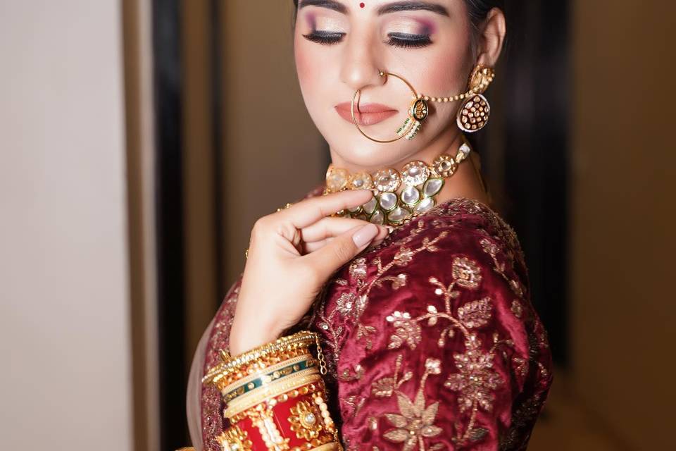 Bridal look