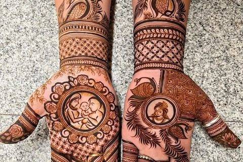 new mehndi designs Images • ༺💕ⓝⓐⓘⓝⓐ💕༻❤𝕄𝕠𝕞 𝔻𝕒𝕕❤⟅I⟆💚⟅Y⟆𝕞𝕪𝕝𝕚𝕗𝕖  (@14344naina) on ShareChat