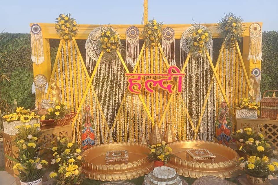 Haldi decor