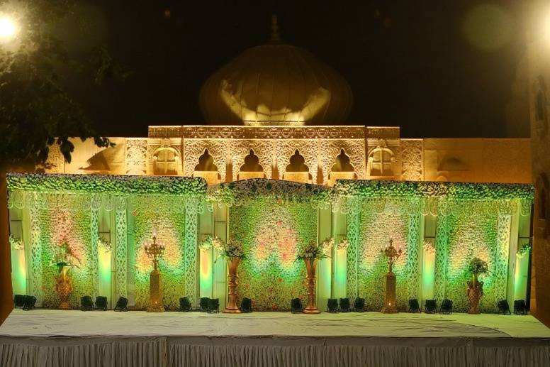 Wedding stage decor