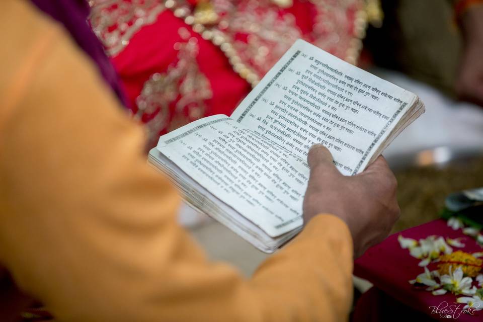 Wedding details in indian wedding.