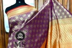 banarasi zari weaved saree