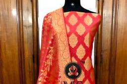 pure banarasi silk suit