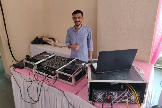 DJ setup