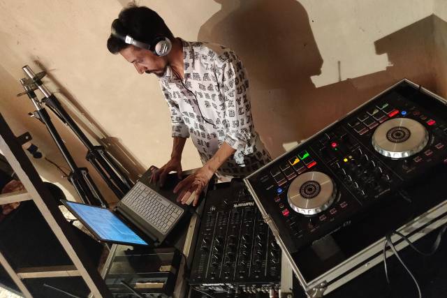 DJ setup