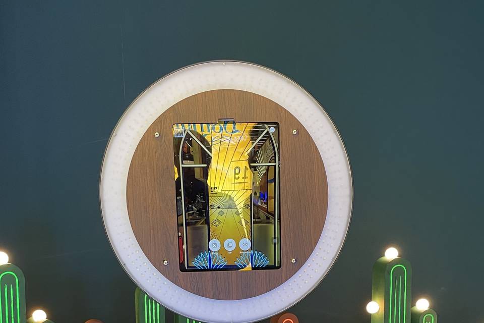 Ring light iPad Photo Booth