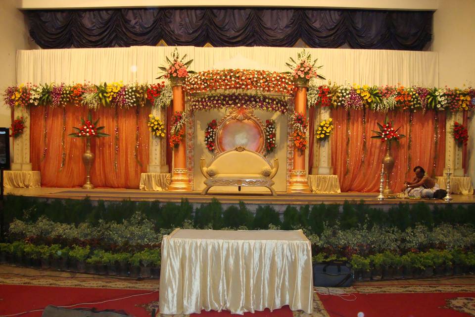 Decoration of weddings