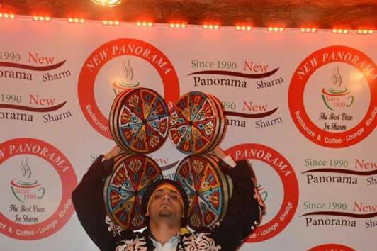 Egyptian tanoura dancer