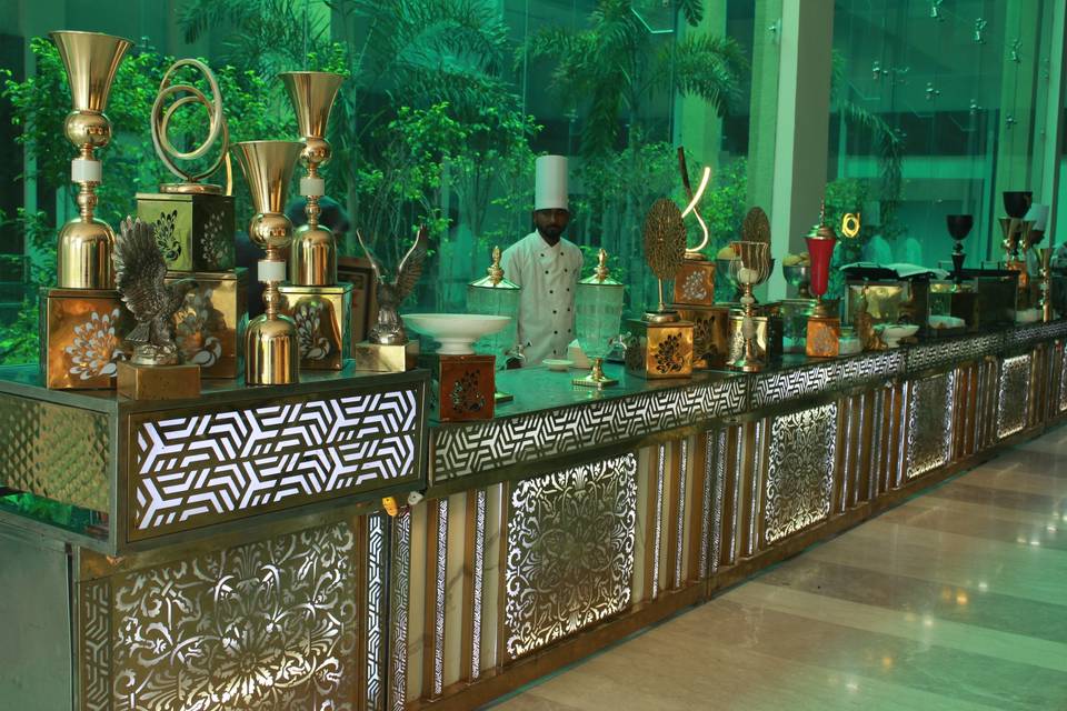 Catering setup