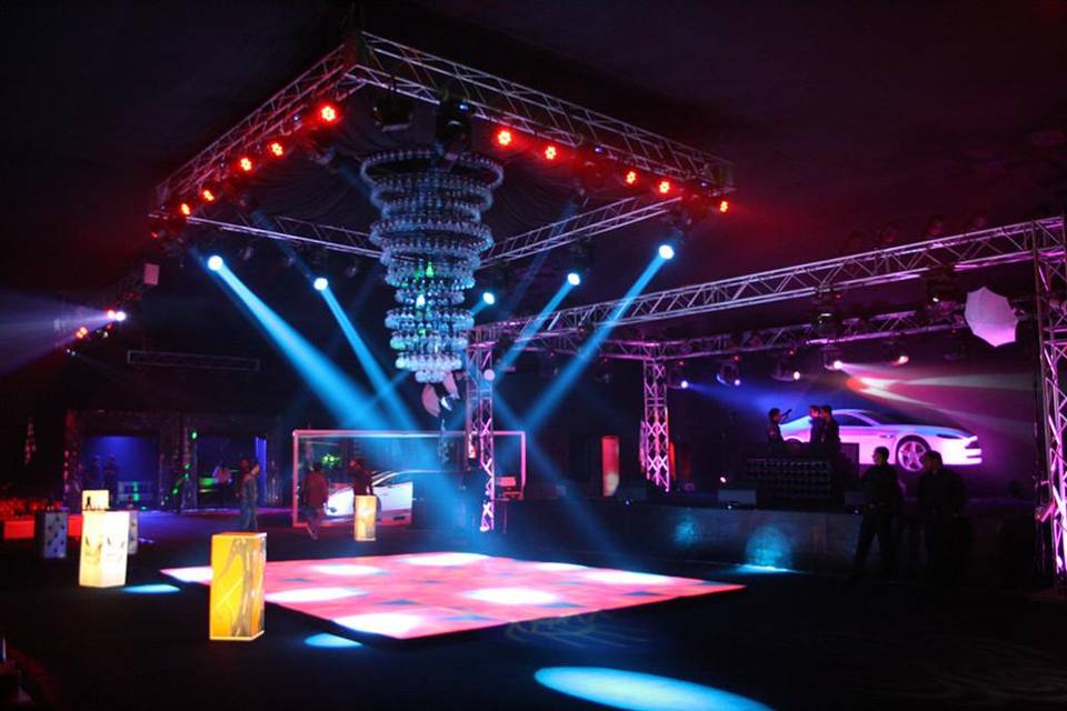 Sound, stage and led walls