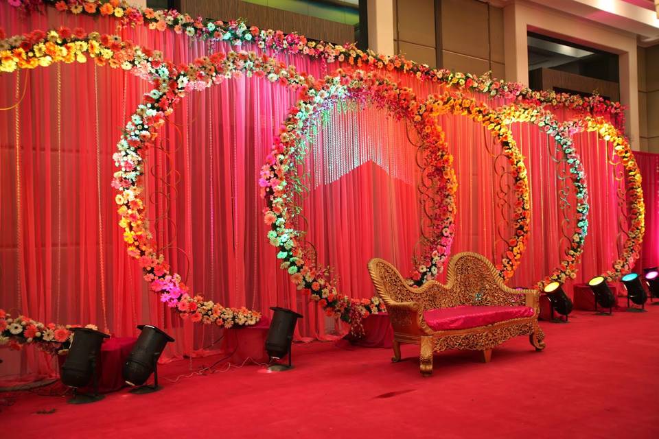 Wedding stage decoration