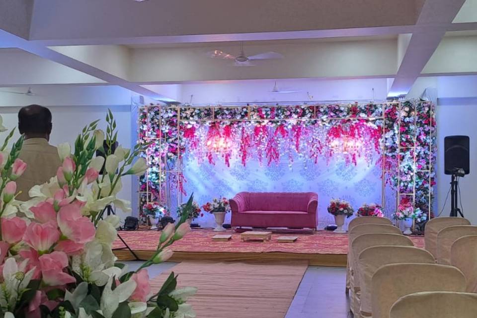 Hall wedding decor