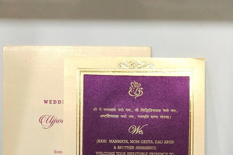 Wedding invite