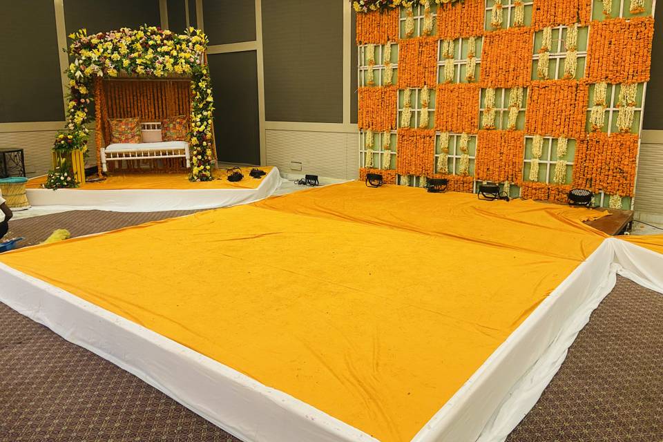 Haldi in ITC MUGHAL