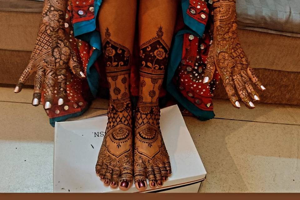 Bridal henna