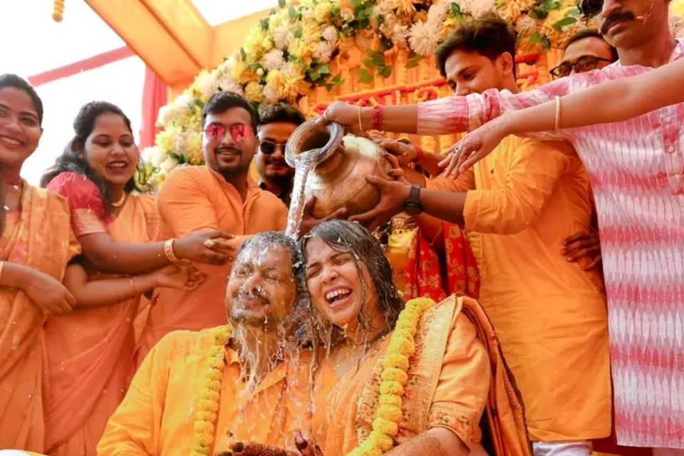 Haldi candid shoot