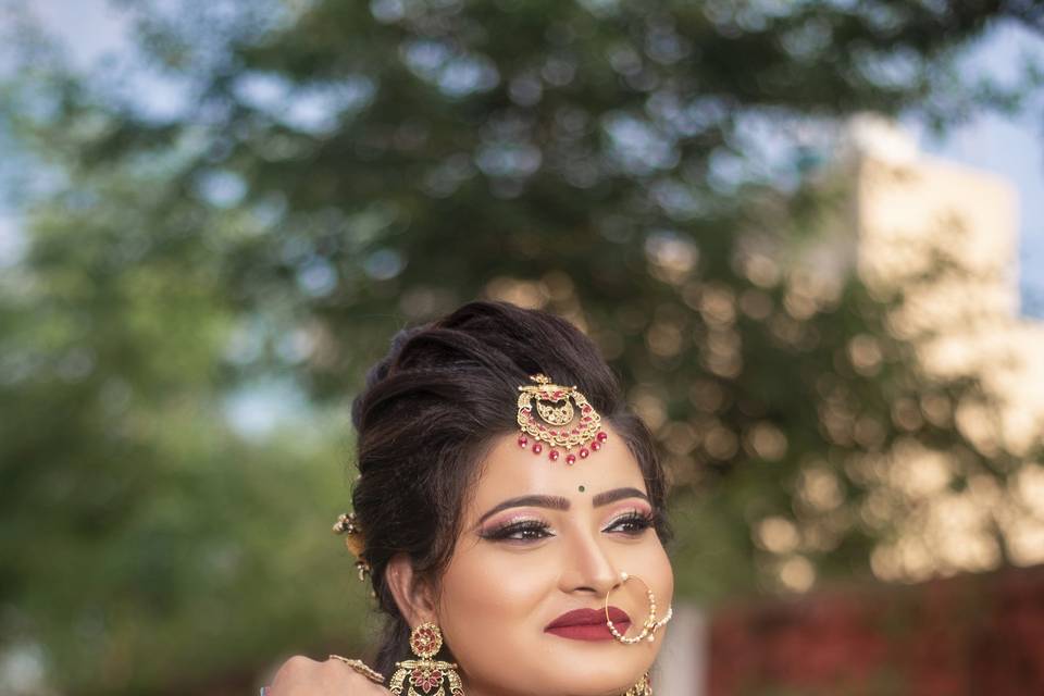 Modern Bridal look