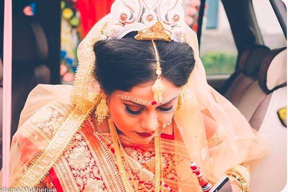 Bride shot